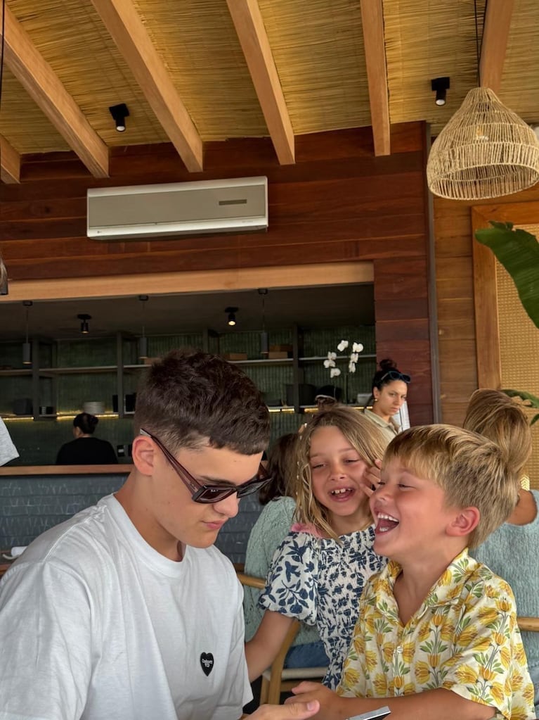 Las vacaciones de Benjamín Vicuña y sus hijos. Foto: Instagram benjaminvicuna.ok