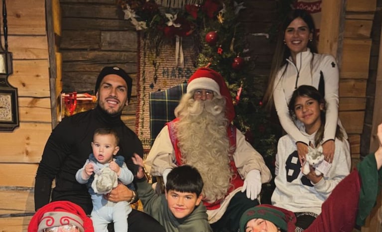 Las vacaciones de Camila Galante y Leandro Paredes en Finlandia: paseos en trineo y una visita a Papá Noel | Créditos: Instagram @ccamilagalantee