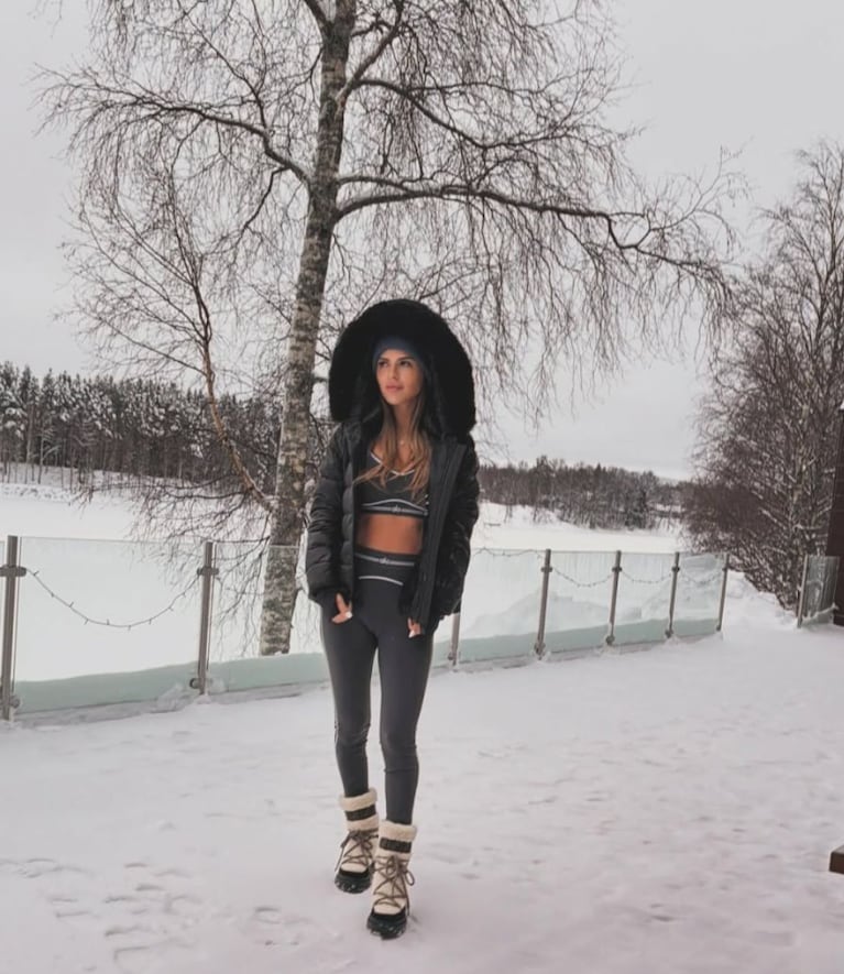 Las vacaciones de Camila Galante y Leandro Paredes en Finlandia: paseos en trineo y una visita a Papá Noel | Créditos: Instagram @ccamilagalantee