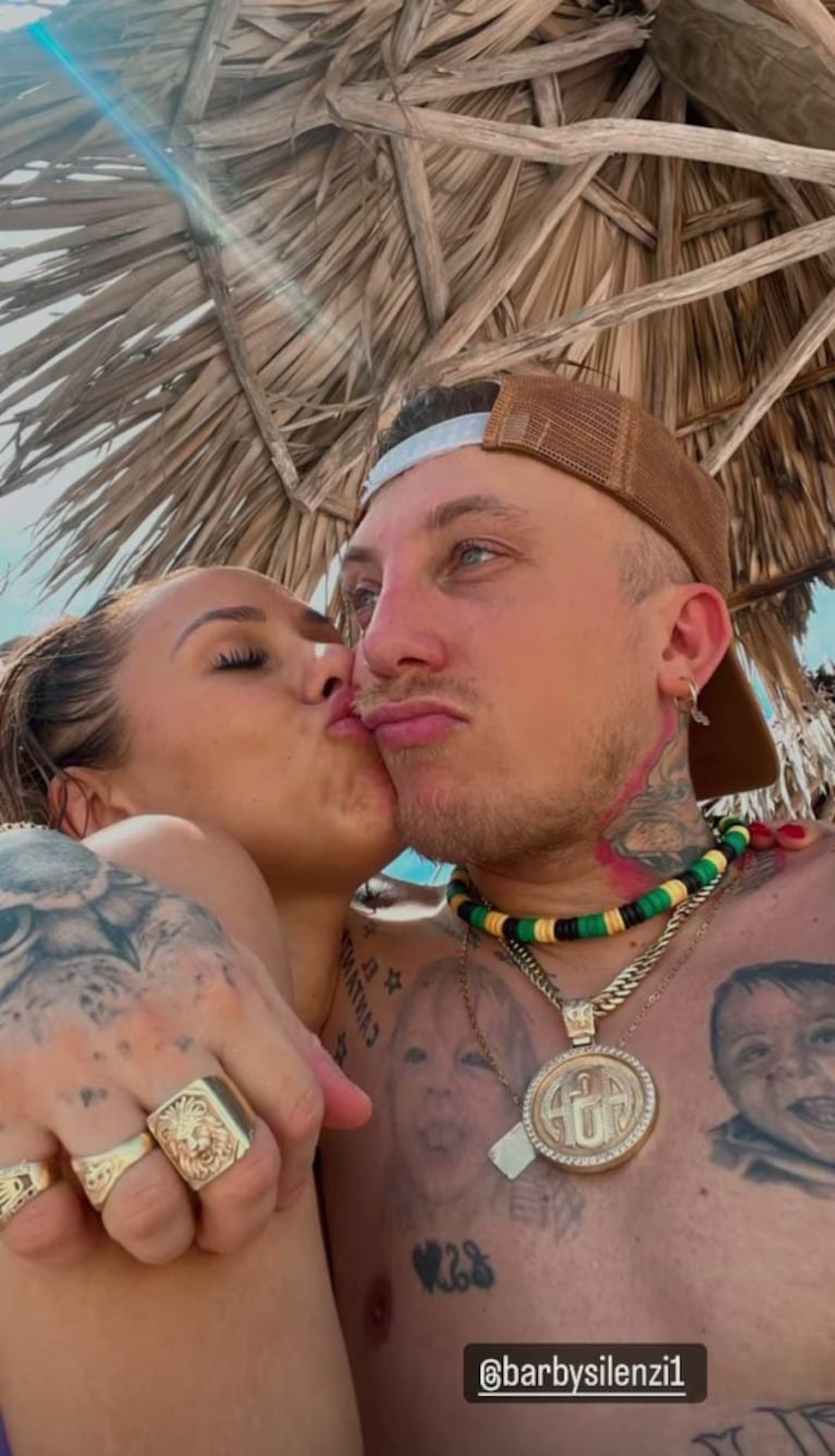 Las vacaciones de El Polaco y Barby Silenzi en Jamaica tras su reconciliación