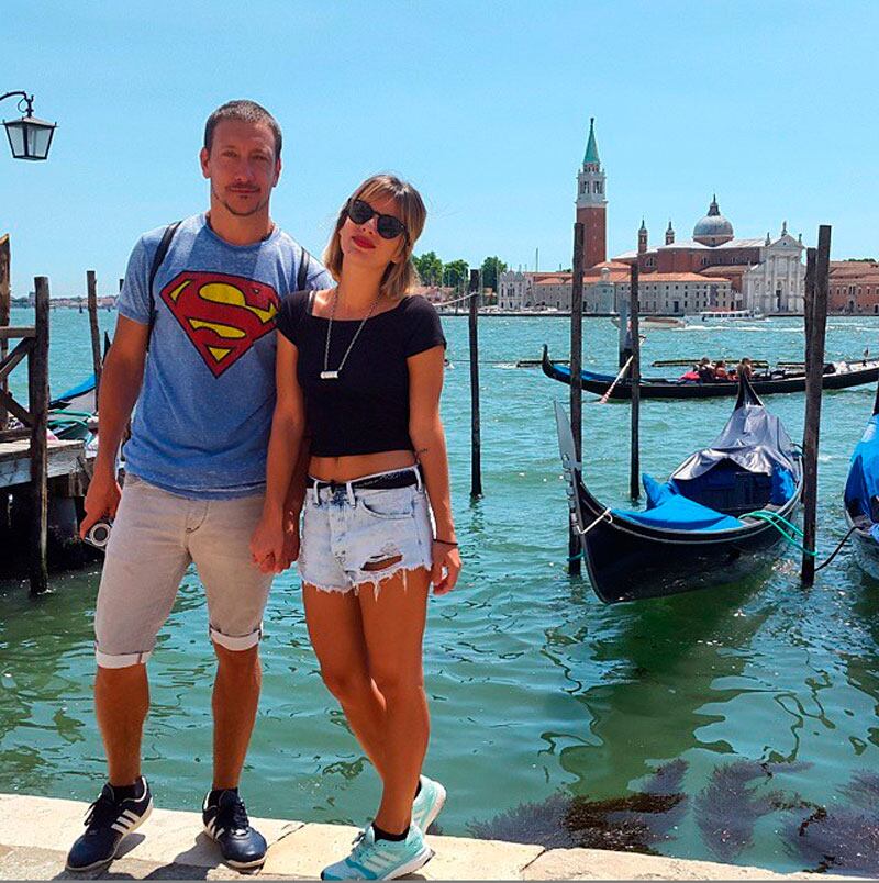 Las vacaciones de Gimena Accardi y Nicolás Vázquez. Foto: Instagram