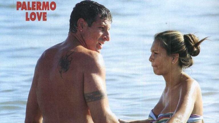 Las vacaciones de Martín Palermo y su novia en Punta: ¿En la búsqueda de un hijo? (Foto: revista Pronto)