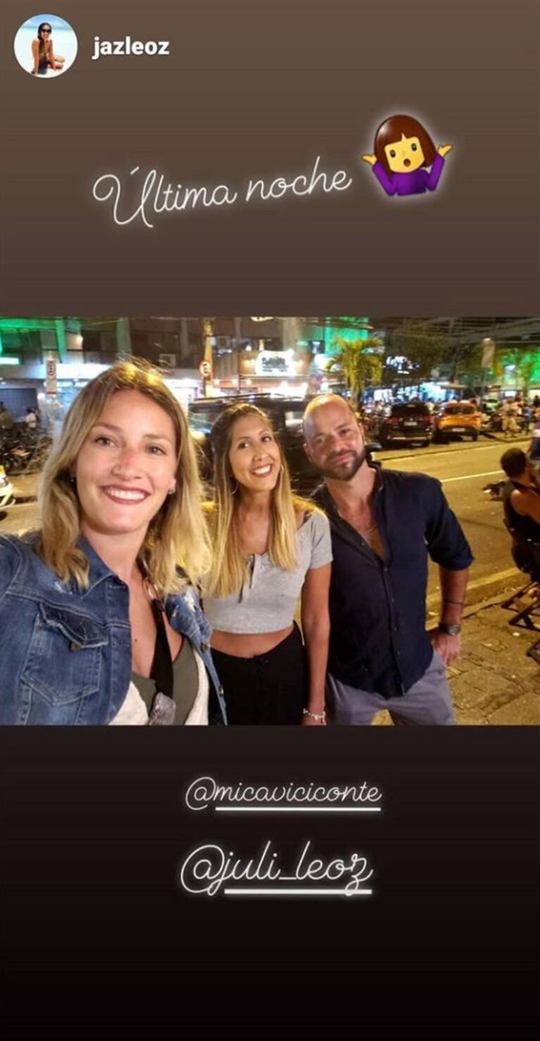 Las vacaciones de Mica Viciconte con amigas en Brasil: fotos sin retoques y sensualidad en la arena
