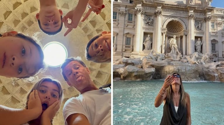 Las vacaciones de Sandra Borghi y su novio Pablo Rodríguez en Italia. Crédito Instagram