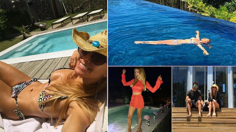 Las vacaciones de Sofía Zámolo y Joe Uriburu en Punta del Este. (Fotos: Instagram)