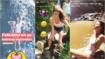 Las vacaciones de soltera de Jujuy Jiménez en Hawaii (Fotos: Capturas de Instagram Stories)