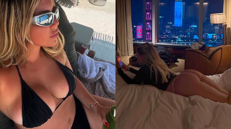 Las vacaciones de Wanda Nara (Fotos de Instagram)