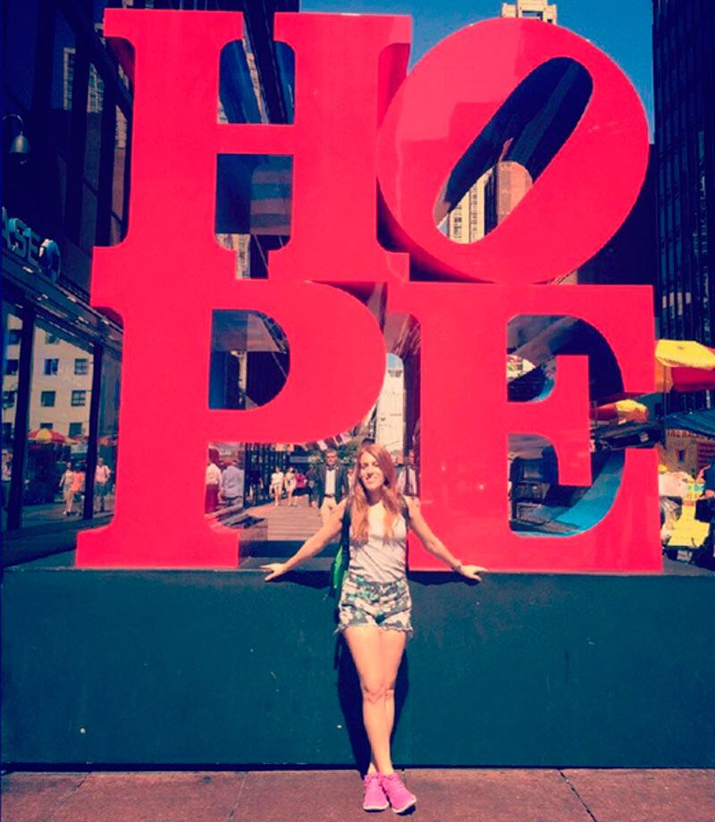 Las vacaciones en Nueva York de Laura Esquivel. Foto: Instagram