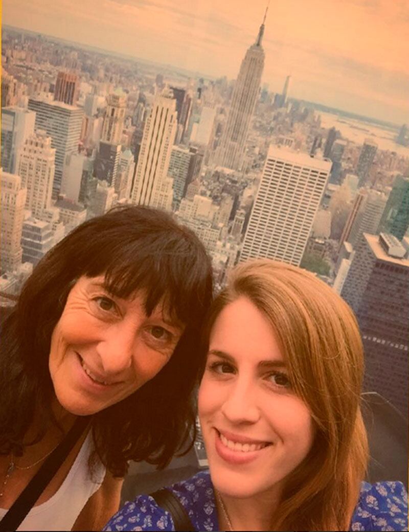 Las vacaciones en Nueva York de Laura Esquivel. Foto: Instagram