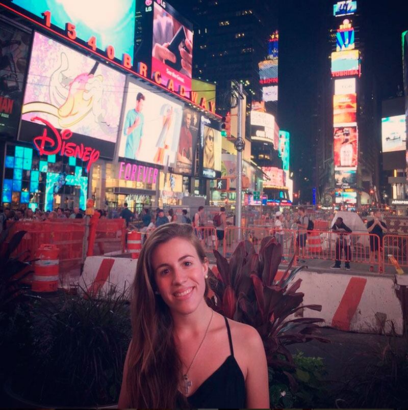 Las vacaciones en Nueva York de Laura Esquivel. Foto: Instagram