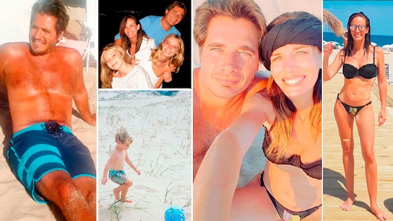 Las vacaciones familiares de Guillermo Andino en Uruguay