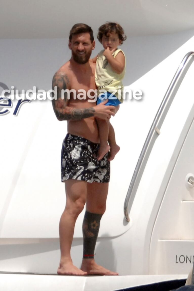 Las vacaciones familiares de Lionel Messi y Antonela Roccuzzo en Formentera: lomazos y diversión en un yate