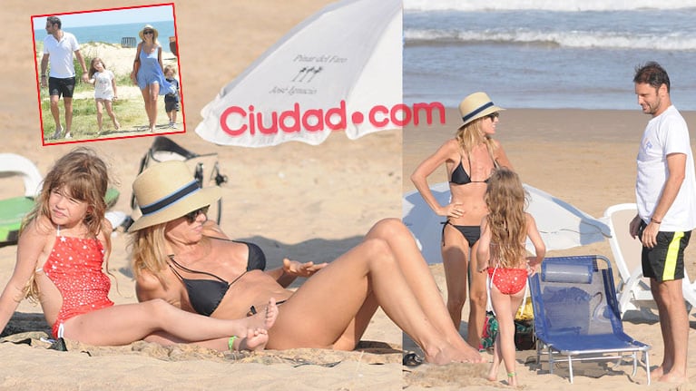 Las vacaciones familiares de Mariana Fabbiani en Punta del Este (Fotos: GM Press)
