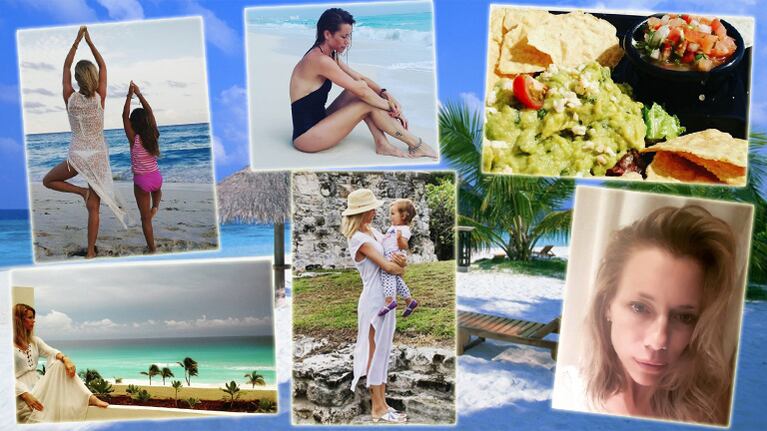 Las vacaciones familiares de Nicole Neumann en Cancún (Foto: Instagram)
