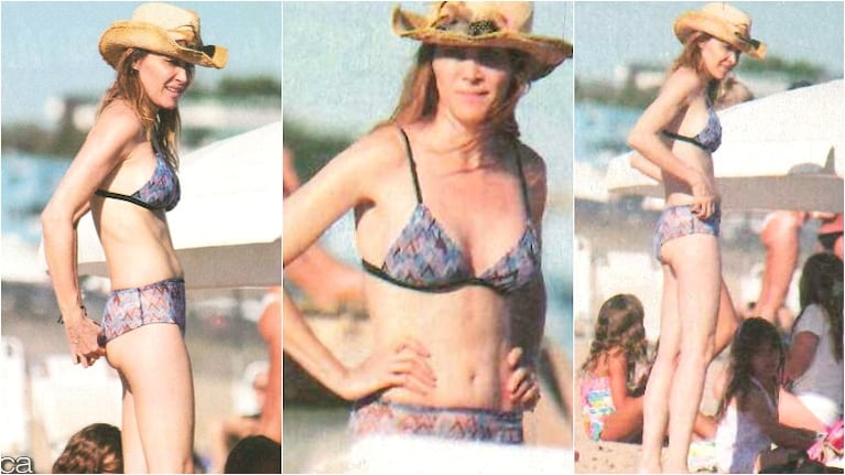 Las vacaciones familiares de Verónica Lozano en Punta del Este (Fotos: revista Paparazzi)