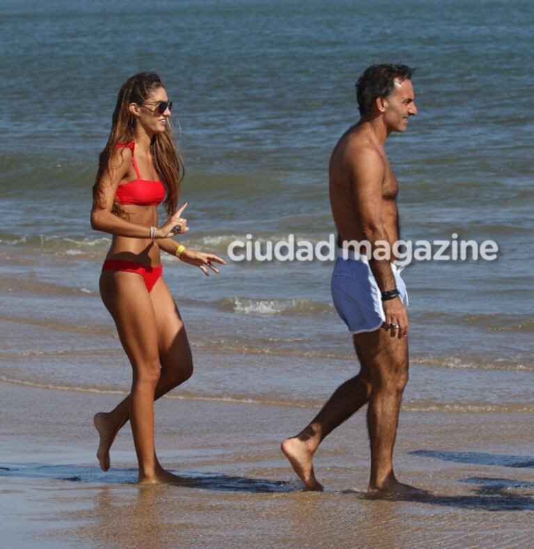 Las vacaciones familiares de Yanina y Diego Latorre en Punta del Este