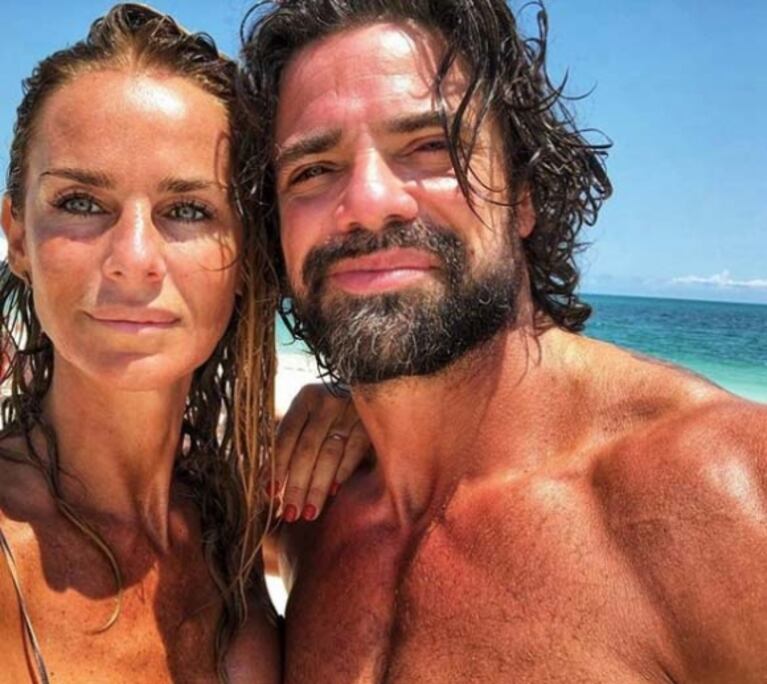 Las vacaciones hot de Luciano Castro y Sabrina Rojas en Mexico: "Pasándola muy bien"