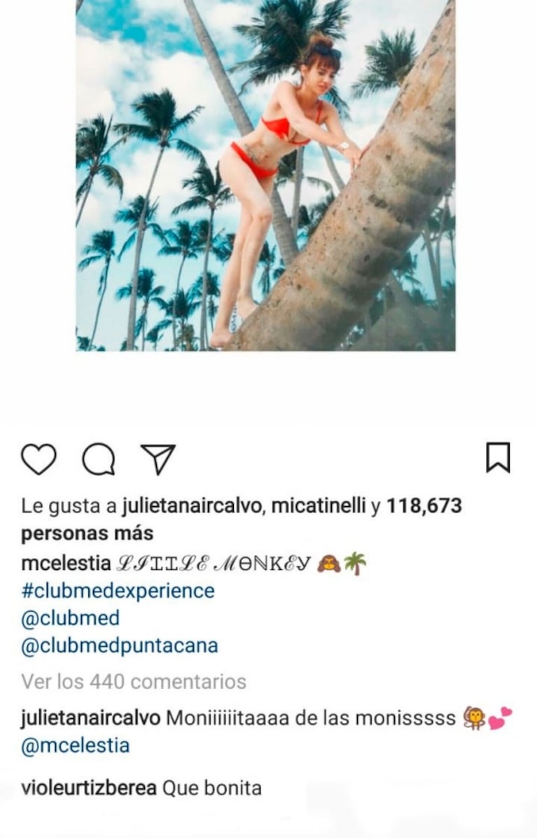 Las vacaciones playeras de Celeste Cid con sus hijos y Michel Noher en Punta Cana: lomazo en bikini y mucho amor