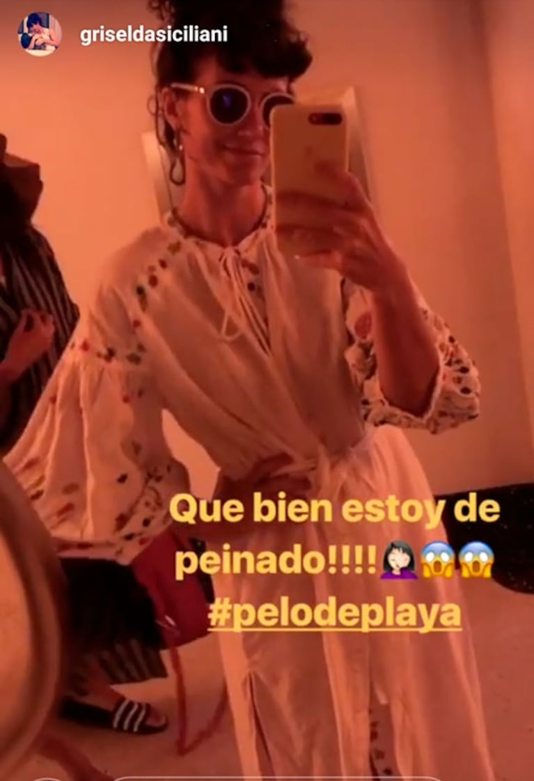 Las vacaciones playeras de Griselda Siciliani, una diosa al natural y con humor en Miami: "Así te espero 2018"