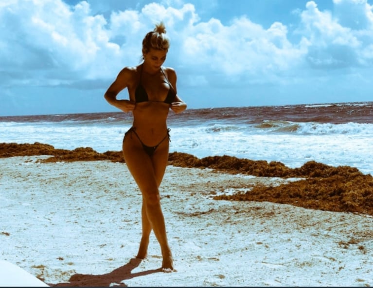 Las vacaciones playeras de Sol Pérez en Tulum: colaless infartante y lomazo al sol 