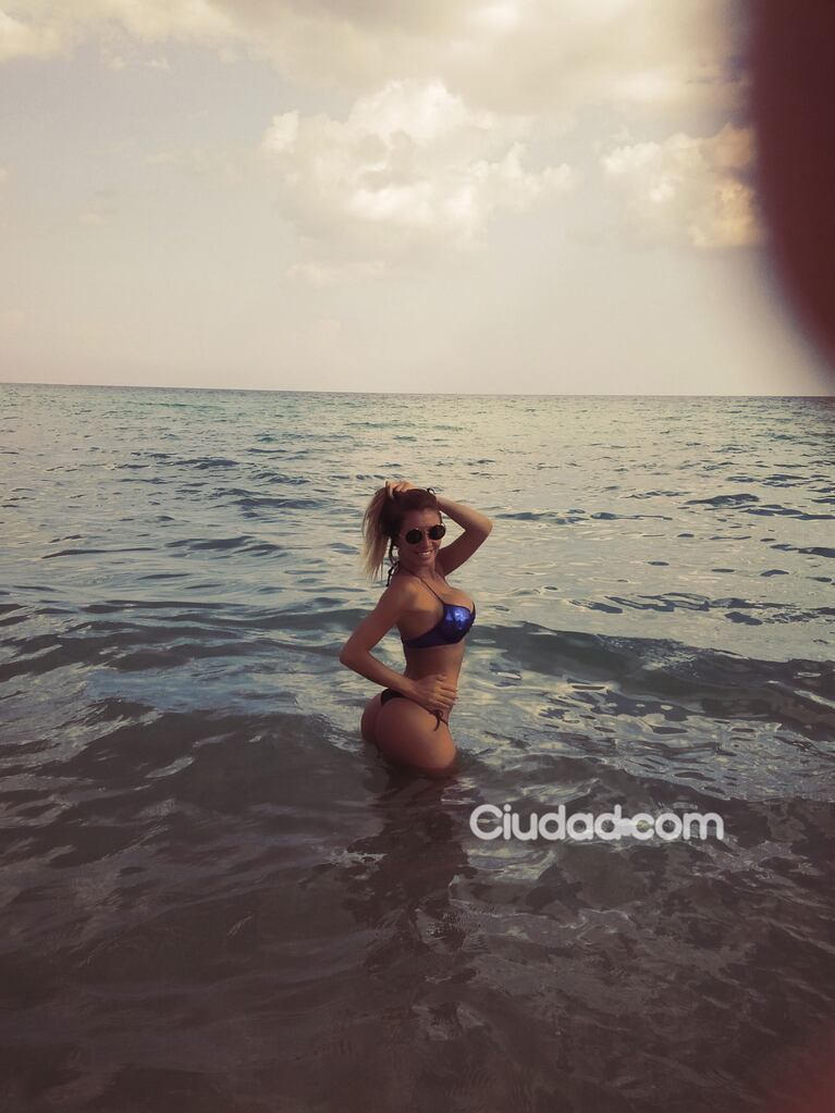 Las vacaciones sexies de Claudia Ciardone en Miami. (Fotos: álbum personal Claudia Ciardone)
