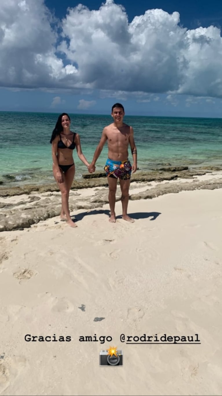 Las vacaciones sexies de Oriana Sabatini y Paulo Dybala en las Islas Turcas y Caicos: "Vibras de verano"