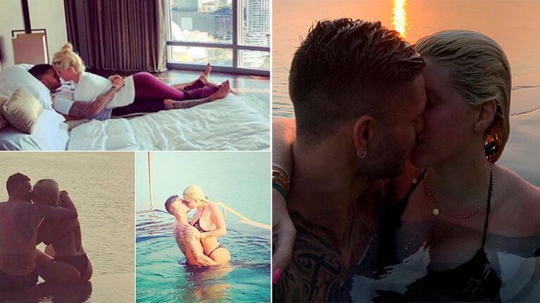 Las vacaciones súper apasionadas de Wanda Nara y Mauro Icardi