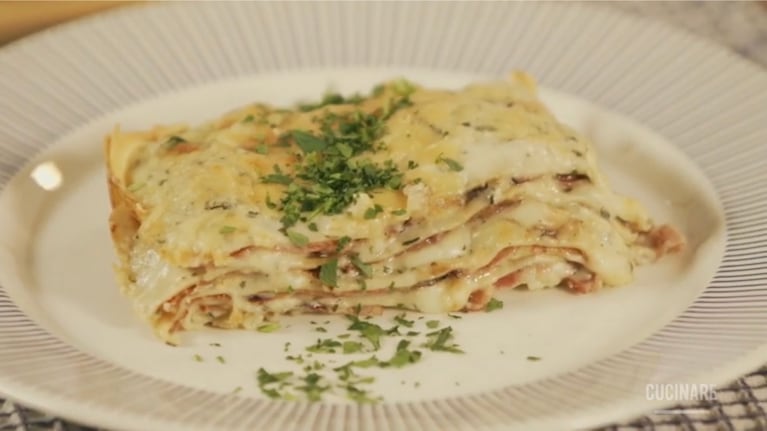 Lasagna de panceta y salsa blanca: la receta para un plato distinto