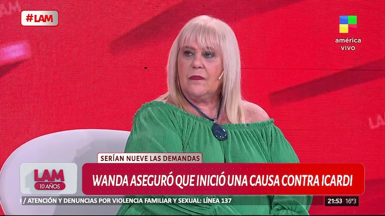 Laura Ubfal en LAM (Foto: captura de América).