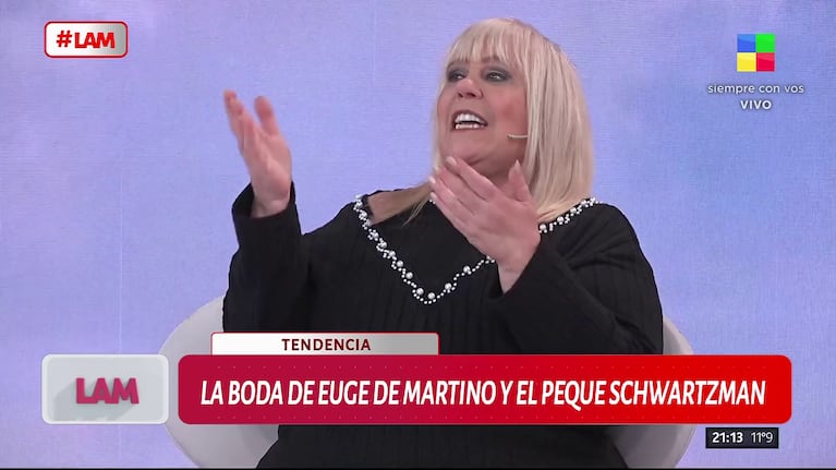 Laura Ubfal en LAM (Foto: captura de América).