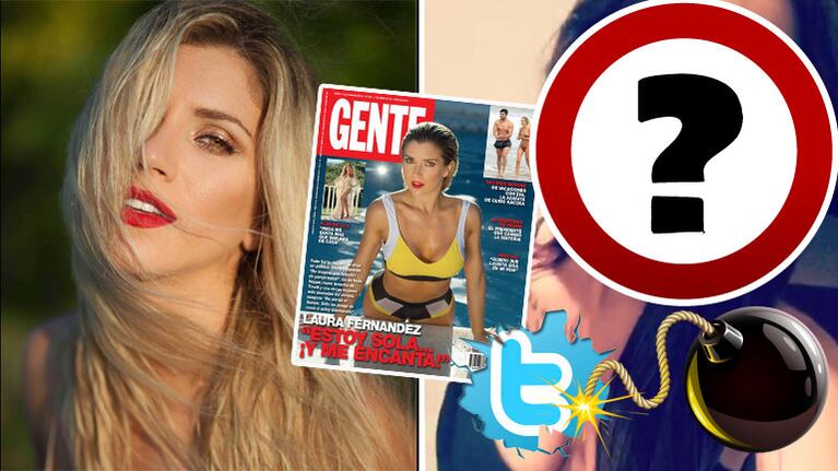 Laurita Férnadez fue tapa de una revista (Foto: web y Gente)