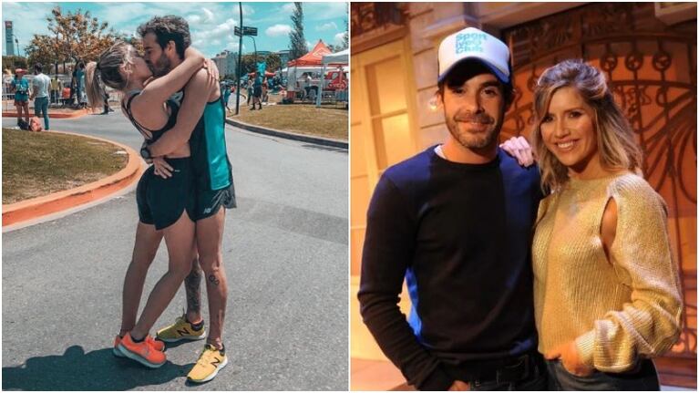 Laurita Férnández, a los besos con Nicolás Cabré en su primera carrera: Lo que uno hace por amor; me anotó de sorpresa