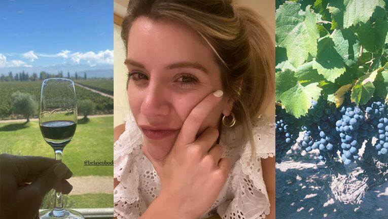 Laurita Fernández compartió las fotos de su viaje a Mendoza.