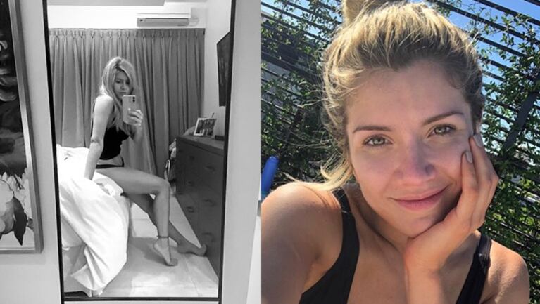 Laurita Fernández compartió una foto sin filtros desde la intimidad de su cuarto.