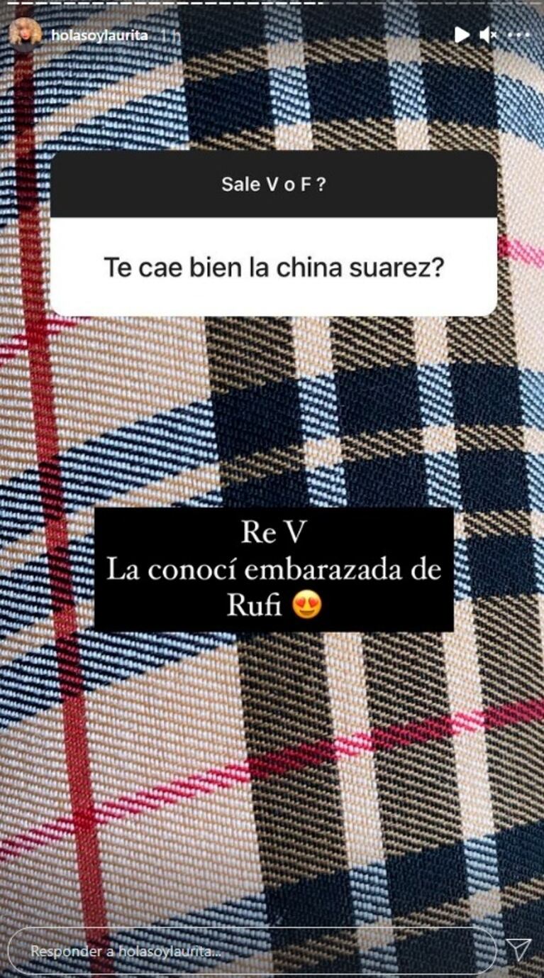 Laurita Fernández contó cómo se lleva con China Suárez y sorprendió al revelar cuándo la conoció: "Ella estaba embarazada de Rufina"