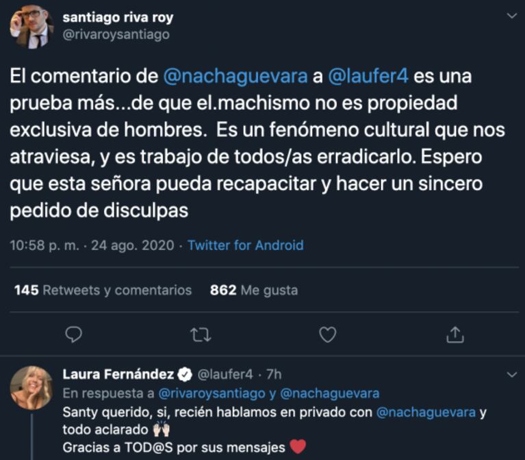 Laurita Fernández contó qué pasó tras su fuerte cruce con Nacha Guevara en Cantando 2020: "Hablamos en privado"
