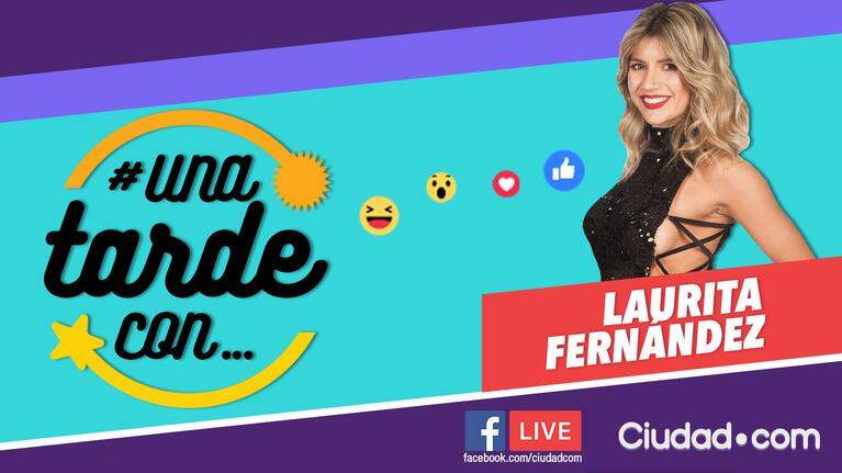 Laurita Fernández, la invitada del viernes en #UnaTardeCon por Facebook Live.