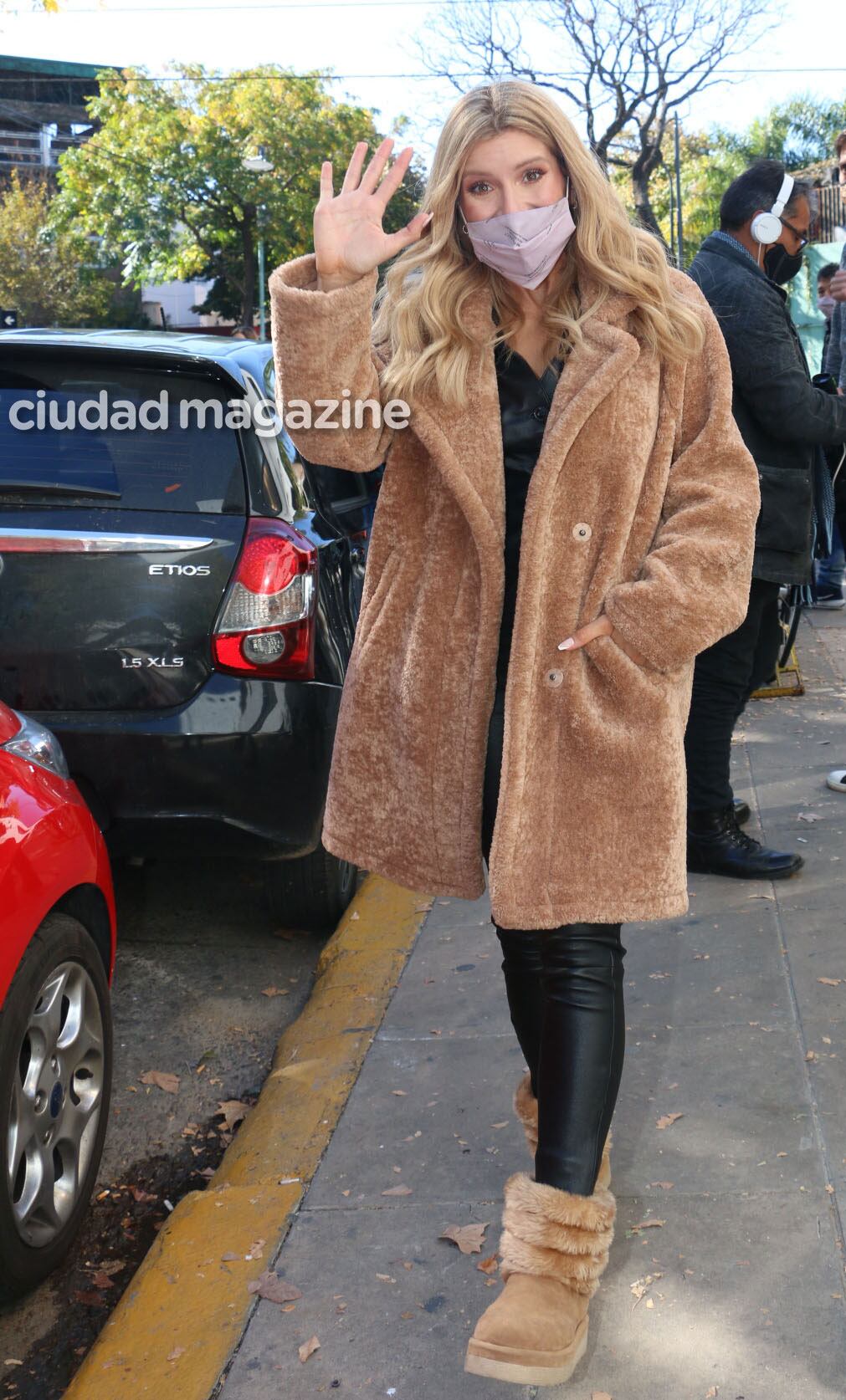Laurita Fernández lució su rubio renovado, luego de separarse de Nicolás Cabré. (Foto: Movilpress)