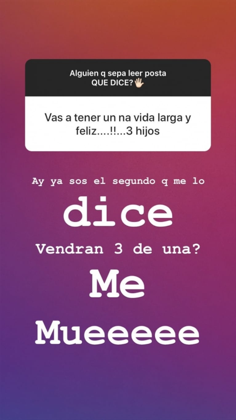 Laurita Fernández pidió que le leyeran las manos en Instagram: ¡la predicción que se repetía todo el tiempo y la impactó!