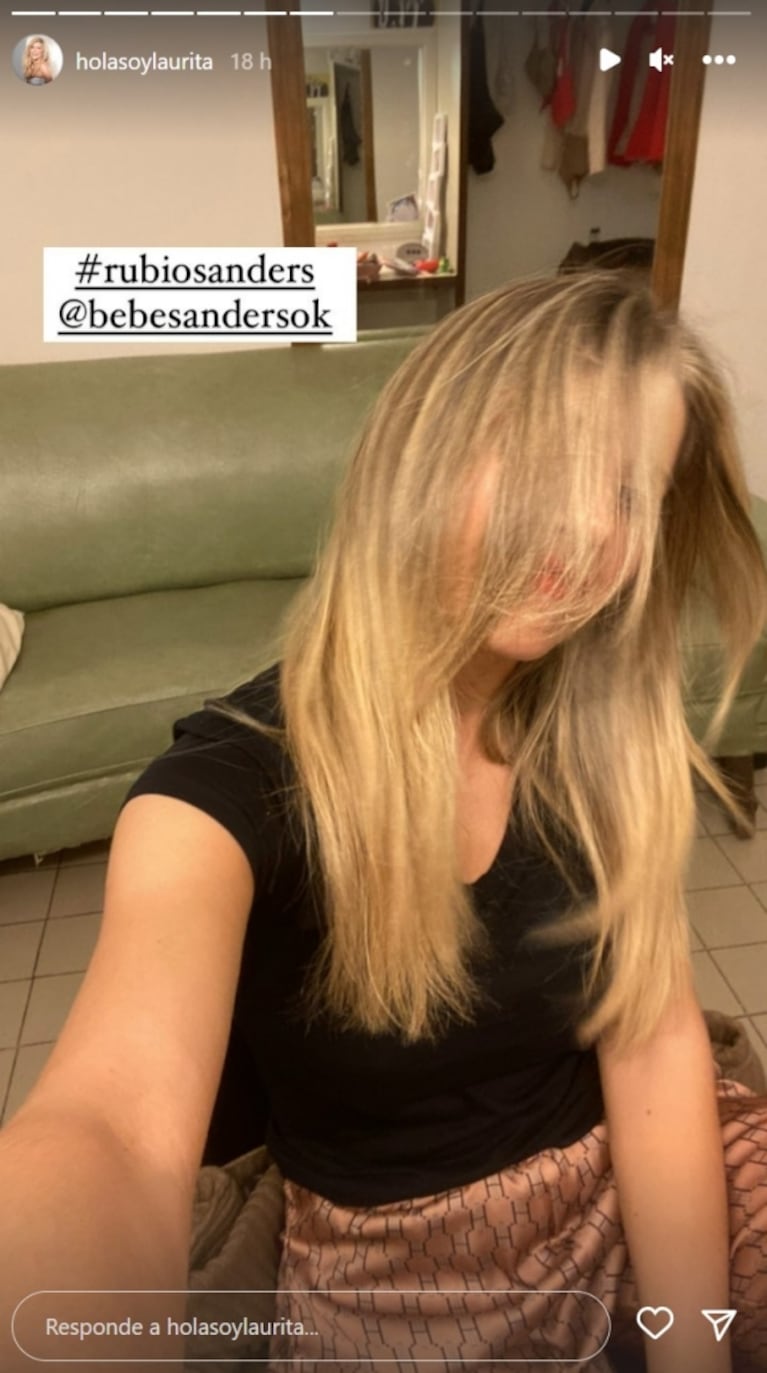Laurita Fernández se animó a un radical cambio de look y compartió el resultado