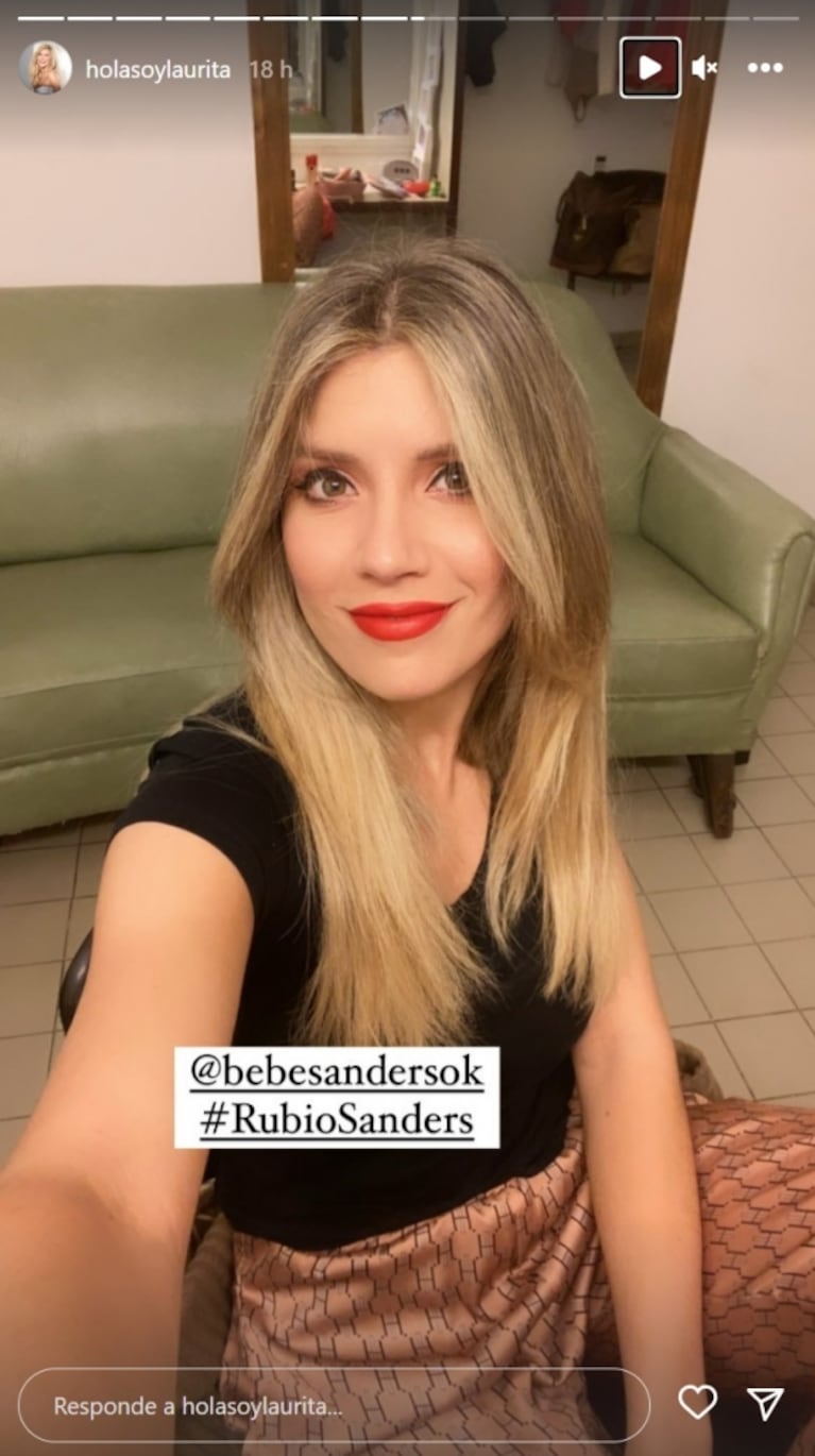Laurita Fernández se animó a un radical cambio de look y compartió el resultado