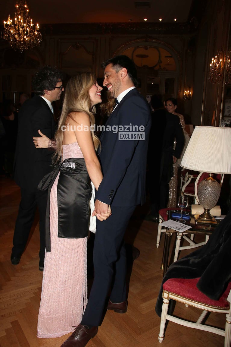 Laurita Fernández y Matías Busquet en la Gala Fundaleu (Foto: Movilpress).