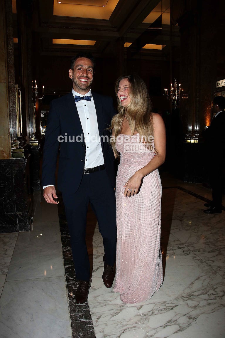 Laurita Fernández y Matías Busquet en la Gala Fundaleu (Foto: Movilpress).