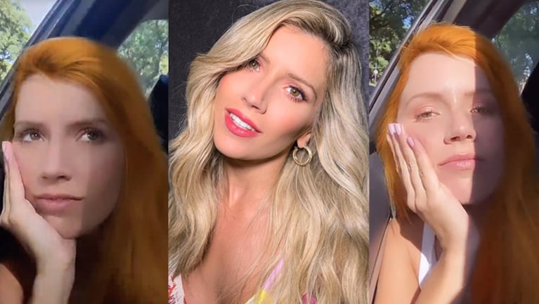 ¿Laurita se animará a teñirse de pelirroja?