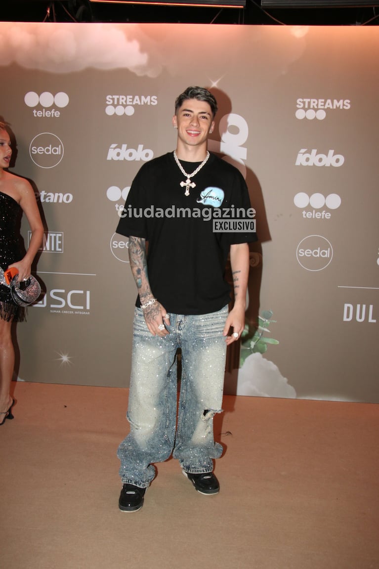 Lauty Gram en los Premios Ídolo Argentina 2025 (Foto: Movilpress).