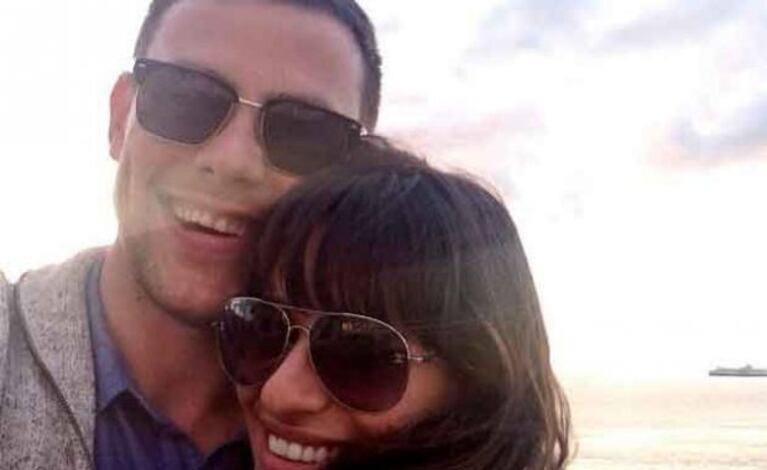 Lea Monteith y la foto que subió junto a Cory Monteith en tiempos felicito. (Foto: Twitter @msleamichele)