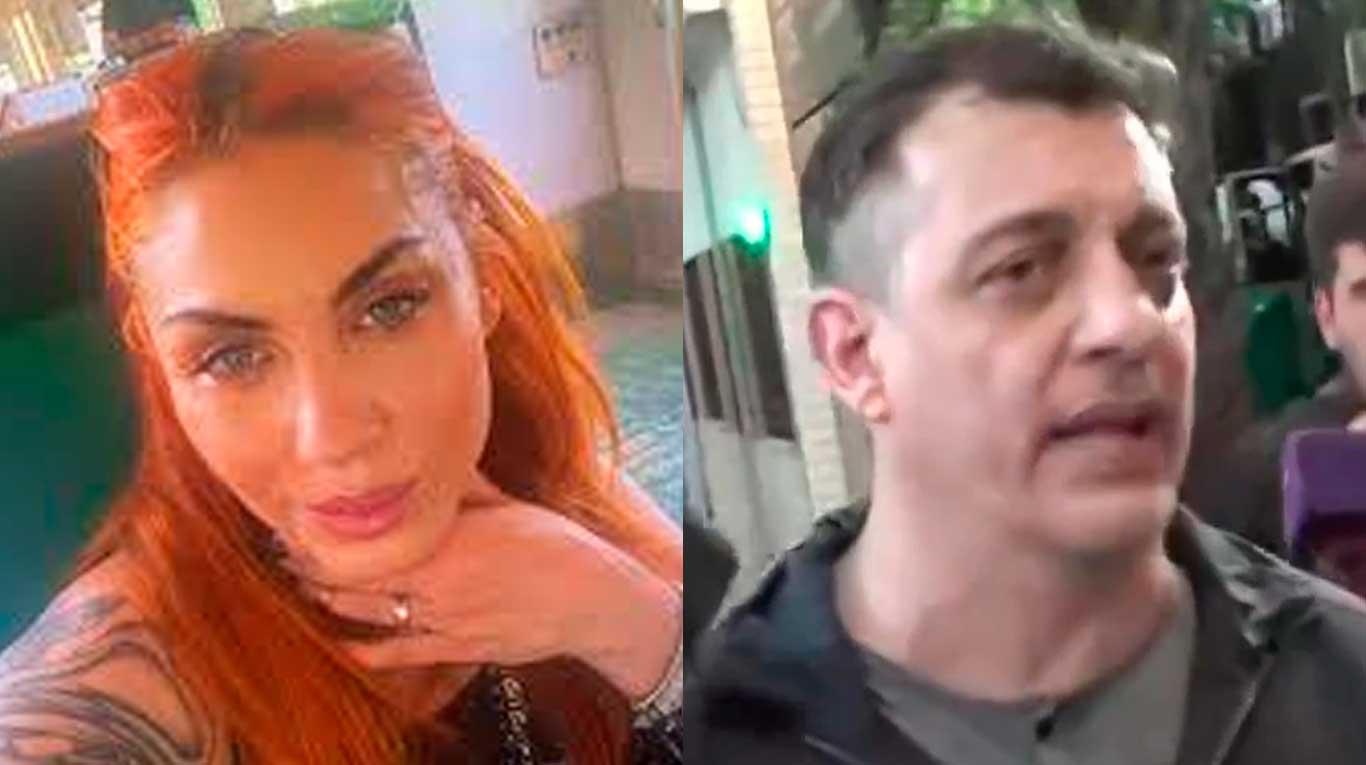 Leandro García Gómez, ex pareja de Lowrdez Fernández (Fotos: capturas América TV)