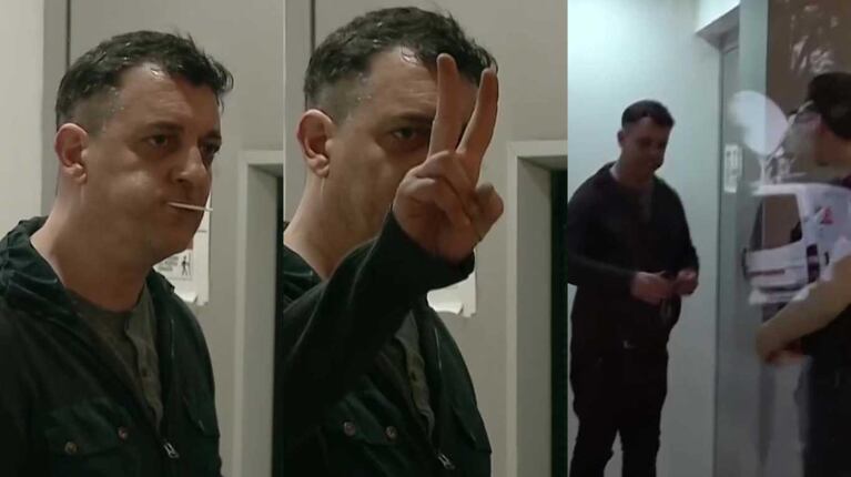 Leandro García Gómez, ex pareja de Lowrdez Fernández (Fotos: capturas América TV)