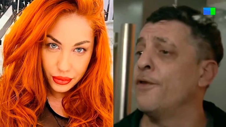 Leandro García Gómez, ex pareja de Lowrdez Fernández (Fotos: capturas América TV)