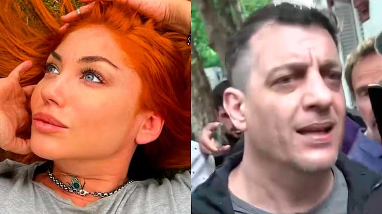 Leandro García Gómez, ex pareja de Lowrdez Fernández (Fotos: capturas América TV)